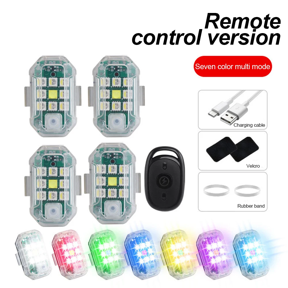 Drone Led Light - Drahtlose Fernbedienung LED Flugzeug Strobe Licht