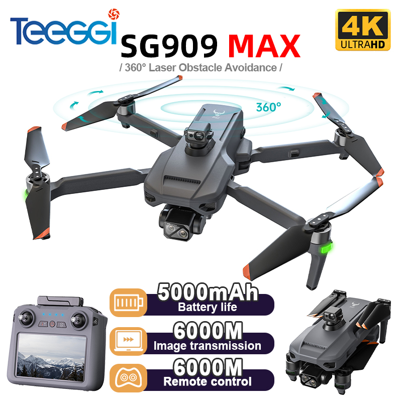 Drone Gimbal - Teeggi SG909 MAX GPS-Drohne mit 4K-Kamera,