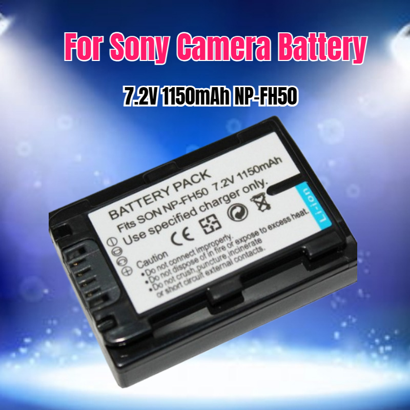 Drone Camera - 7,2 V 1150 mAh NP-FH50 Kamera-Akku