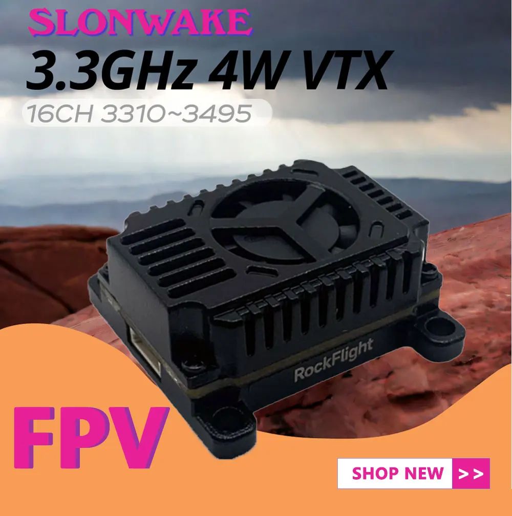 SLONWAKE FPV 3.3G 16CH 4000mW  – Drone Receiver Bewertung und Preis