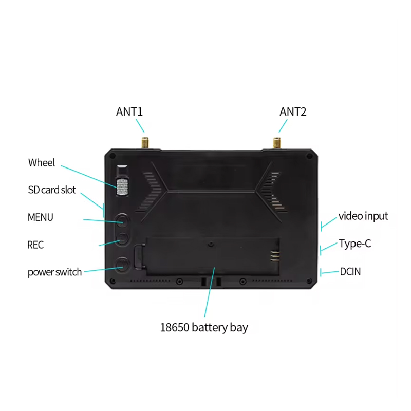 SKYZONE M5 FPV Monitor 5 Zoll  – Drone Compass Bewertung und Preis