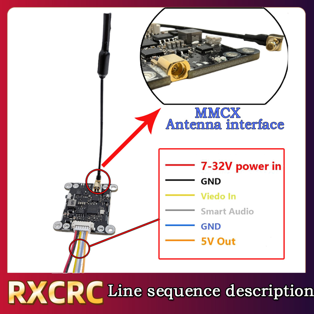 RXCRC 5,8G Modul 48CH 1,6 W VT – Drone Receiver Bewertung und Preis