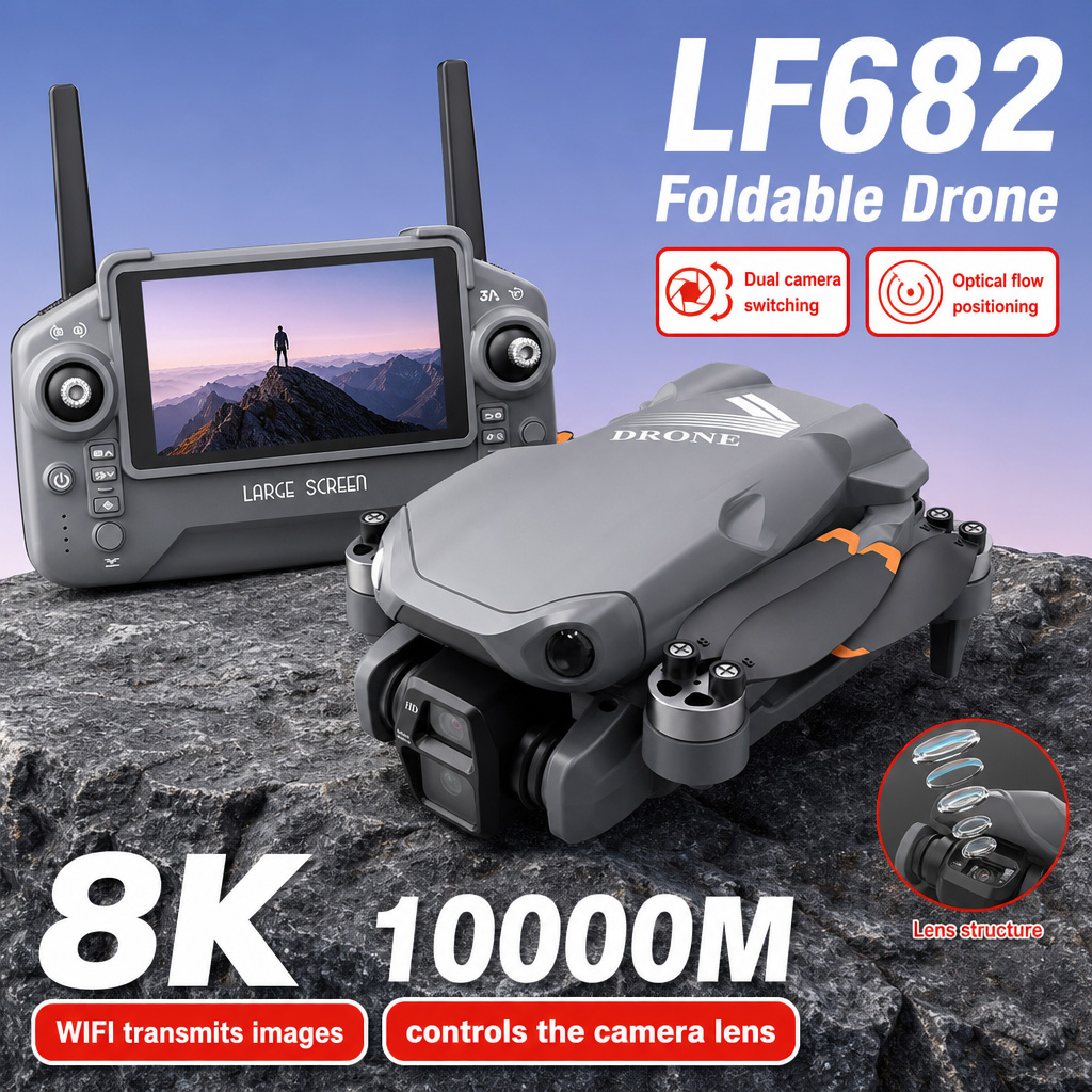 Luftbild-Drohne LF682 mit 8K H – Drone Gimbal Bewertung und Preis