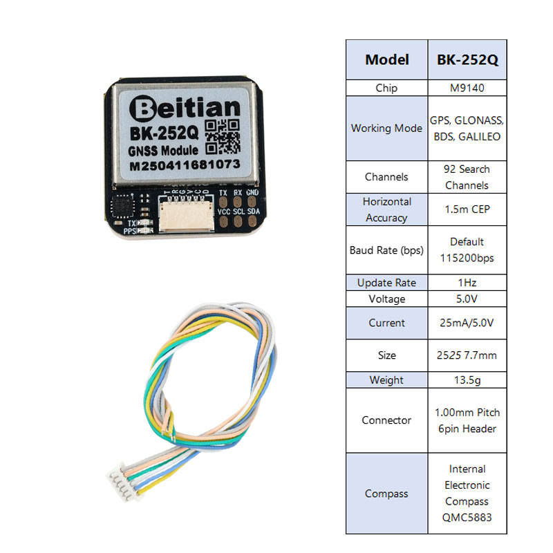 Beitian BK-252Q GPS GNSS Modul – Drone Compass Bewertung und Preis